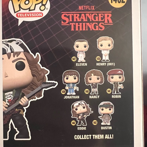 STRANGER THIHGS EDDIEFUNKO POP. BRAND NEW - Picture 3 of 3
